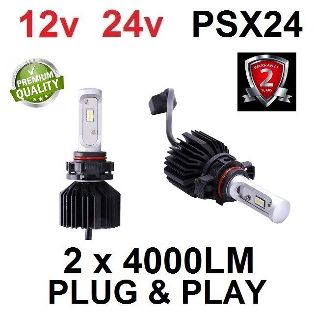 PSX24 SET LUMILED ZES chip 8000LM ATOM-series - SREDNJE-DUGO-MAGLENKU - PLUG&PLAY Beograd Zemun